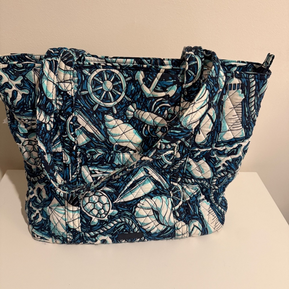 Vera Bradley Tote bag in the Shore Enough pattern